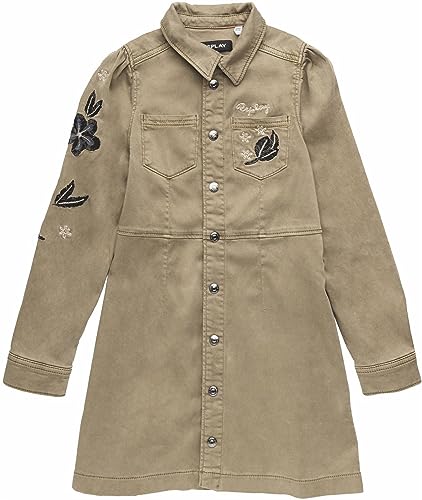 Replay sukienka dziewczęca, 533 zieleń wojskowa, 14 Lata