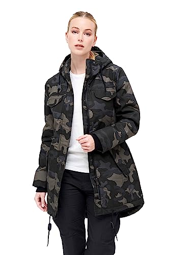 Brandit marsh lake parka damska, ciemne moro, 5XL