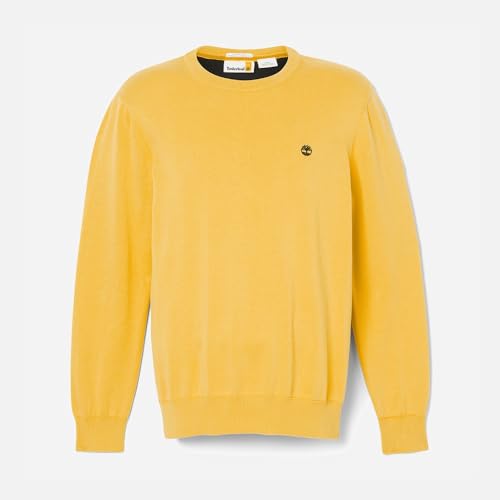 Timberland Williams River Cotton Yd Mineralny Sweter Żółty Sweter Męski, Mineralny - Żółty, L