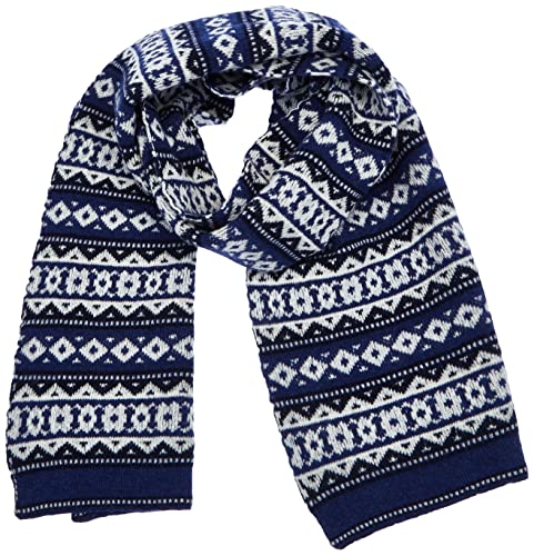 United Colors of Benetton Męski 1044ku004 szalik z dzianiny, Bluette 966, rozmiar uniwersalny