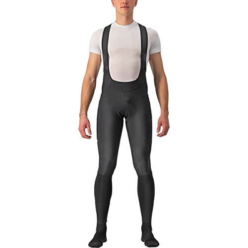 CASTELLI Bardzo szybkie 5 Legginsy Bibtight Black/Electric Lime, M Mężczyźni, Czarny/elektryczny, M