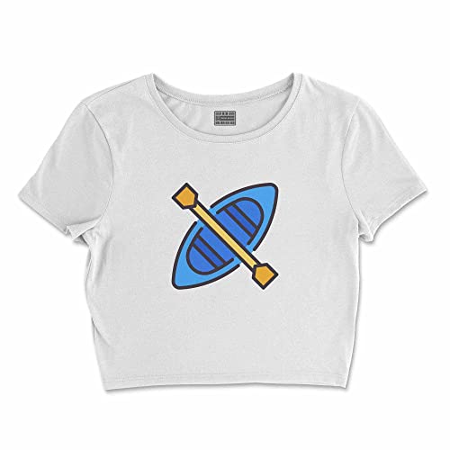 Bona Basics, Koszulka damska z nadrukiem cyfrowym,%100 bawełna, biała, casualowa, topy damskie, rozmiar: XL, biały, XL Krótki