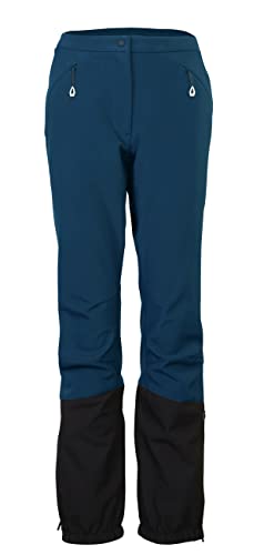 Killtec Damskie spodnie softshellowe/spodnie turystyczne KOW 108 WMN SHTSHLL PNTS, petrol, 36, 38598-000