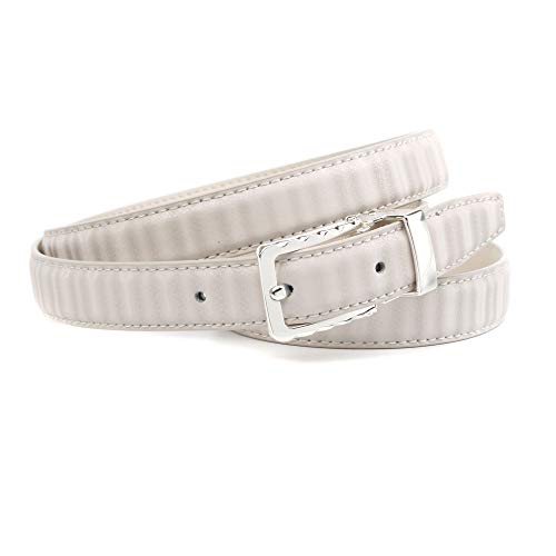 Anthoni Crown Pasek damski, beżowy (Creme 038), 90|#90|#6641 (Herstellergröße: 90)