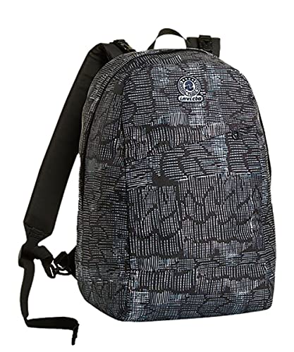 Invicta Plecak Invicta, Dwustronny Wzór 2-w-1 i Jednolity Kolor, Unisex, Dzieci, Czarny, Jeden Rozmiar