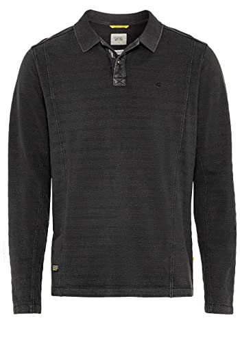 camel active Męska koszula polo 409865/8P01, asfalt, 6XL