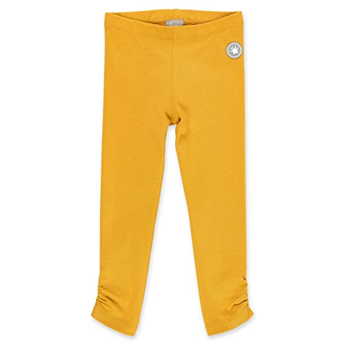 sigikid Legginsy z bawełny organicznej dla dziewczynek w rozmiarach od 98 do 128, żółty, 116 cm
