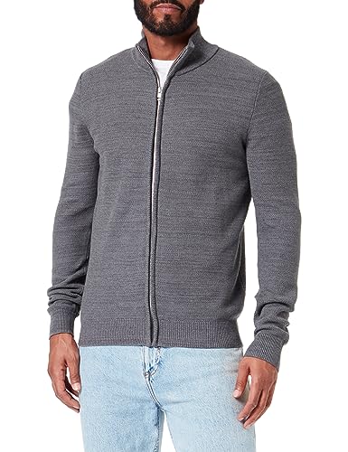 s.Oliver Męska kurtka z dzianiny, szary, S