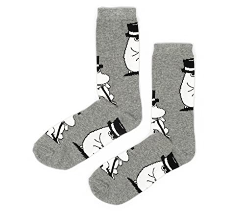 Moominpappa Wondering męskie skarpety Moomin Socks skarpety męskie, szary, 40-45 EU