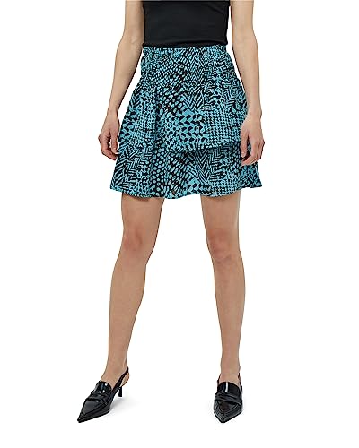 Desires Enur krótka spódnica, Kryształowy morski nadruk, 38