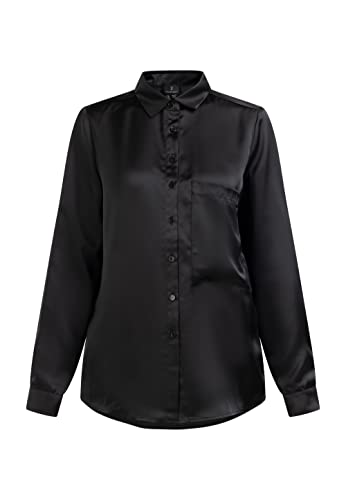 baradello Damska bluzka koszulowa 31224893-BA01, czarna, XL, czarny, XL