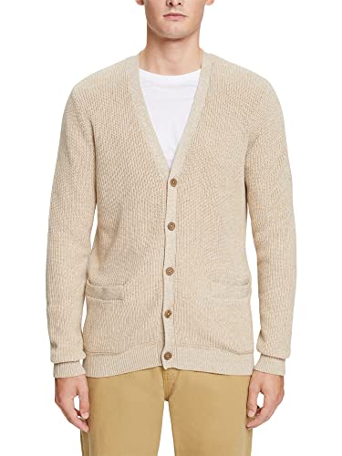 ESPRIT Męska kurtka z dzianiny, 274/beżowy 5, M