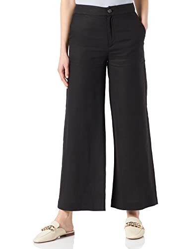 Part Two Damskie spodnie Pernillapw Pa, klasyczny krój, Czarny, 34