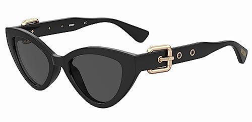 Moschino MOS142/S Okulary Przeciwsłoneczne Black/Dark Grey 51/20/140 donna