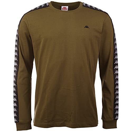 Kappa Lars Men T-shirt męski, regularny krój, Winter Moss, XXL
