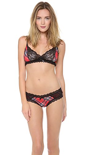 Hanky Panky Damski biustonosz z nadrukiem, Highland Tartan, S
