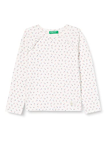 United Colors of Benetton Koszulka dziewczęca M/L 30j9g104q tunika do nuringu, biała 61u, 4 lata