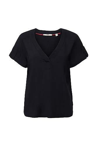 ESPRIT Bluzka damska, 001/Black, XXS