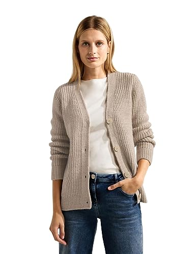 Cecil Kardigan gruba dzianina, Hazelnut Melange, XL