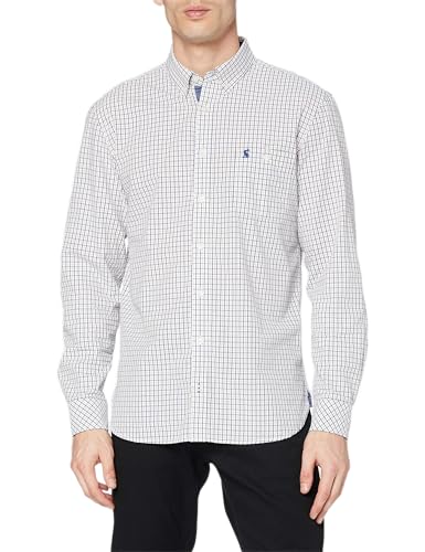 Joules Męska koszula Abbot Classic, Brązowy w kratkę, M