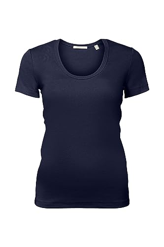 ESPRIT T-shirt damski, 405 / ciemnoniebieski., XL
