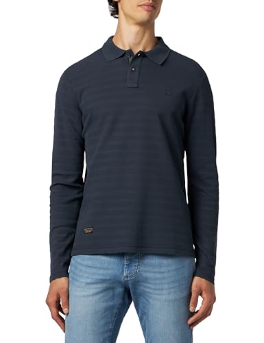 camel active męska koszulka polo, niebieski (Night Blue), XXL
