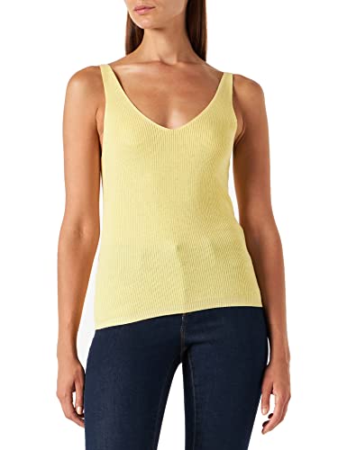 Vero Moda Damski sweter Vmnewlex Sun Sl Top Ga Noos, Cytryna beza, XL