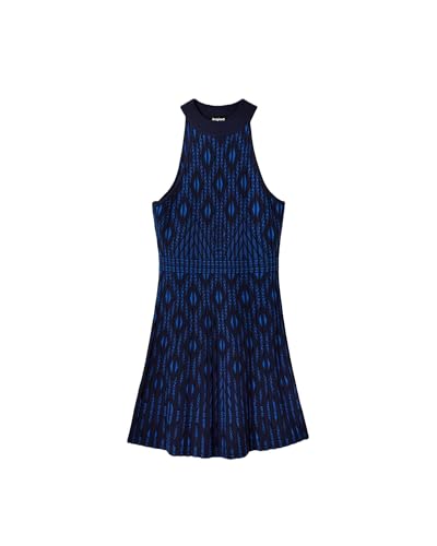 Desigual Sukienka damska Vest_EL Havre, niebieski, L