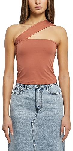 Urban Classics Ladies One Strap Top damski top czarny Basics, Streetwear, Terracotta, L