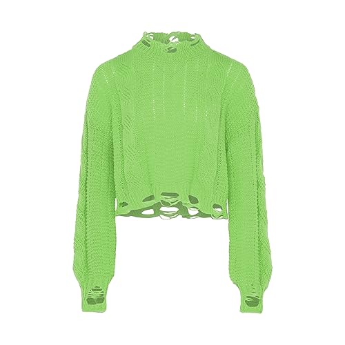 myMo Damski sweter z dzianiny Limonte XL/XXL, Limette, XL