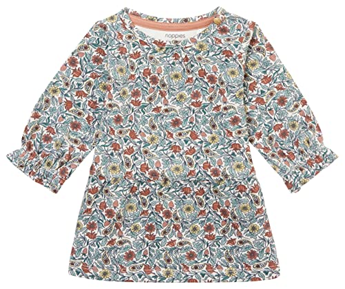 Noppies Baby Girls Dress Newport Long Sleeve all Over sukienka do gry dla dzieci, Niebieskie surfowanie - P425, 56