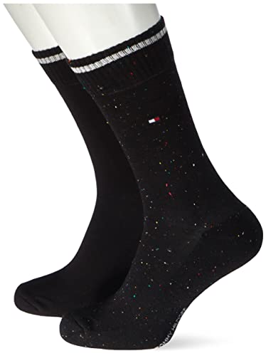 Tommy Hilfiger 701220710 Skarpety damskie CLSSC, czarny, 39 EU