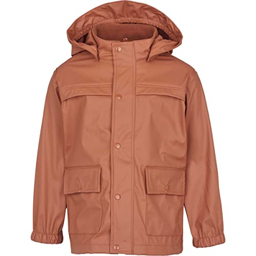 Müsli by Green Cotton Girls Rainwear Jacket, Amber, 134