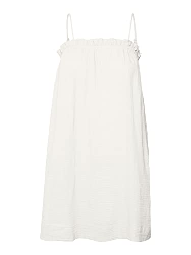 VERO MODA Damska sukienka Vmnatali Nia Singlet Short Dress WVN, Snow White, S