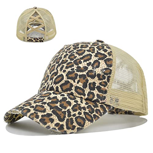 Clotth Damska czapka z daszkiem, Leopard, jeden rozmiar