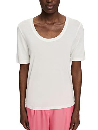 ESPRIT Collection Koszulka damska, 110/Off White, XL
