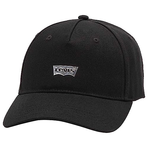 Levi's Metallic HOUSEMARK Logo Czapka Mieszana, czarny, rozmiar uniwersalny