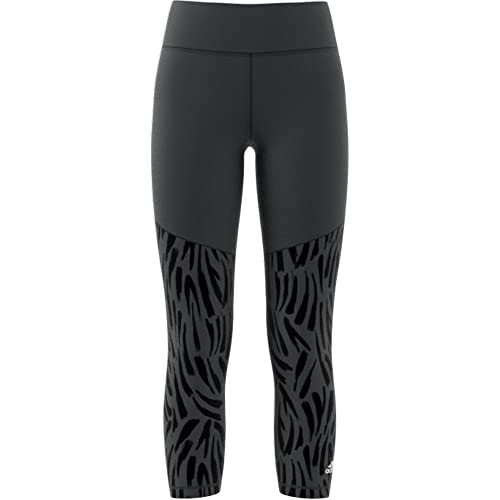 adidas Dziewczęce legginsy G Ar Gr Bt Tigh, Czarny/węglowy/czarny, 7-8 lat