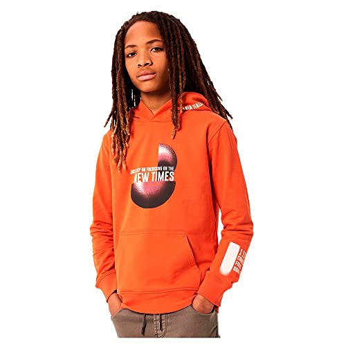 Garcia Kids Bluza chłopięca, Orange Rust, 158