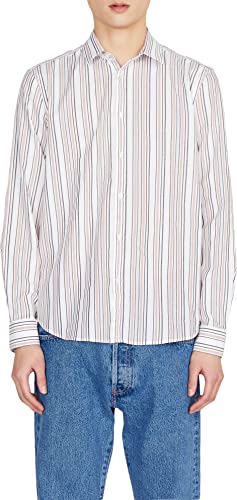 Sisley Mens 5H71SQ022 koszula męska, wielokolorowa, 921, L, Multicolor 921, L