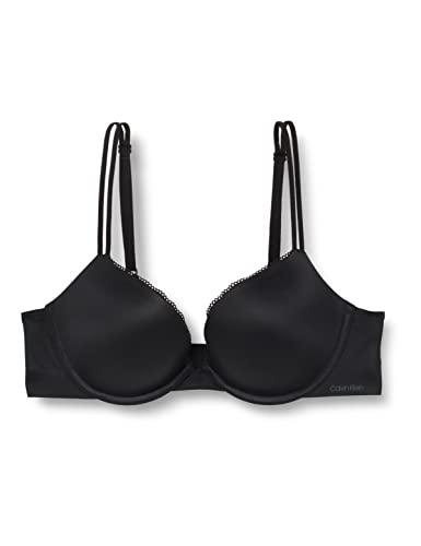 Calvin Klein Biustonosz damski Push-Up Plunge z obręczami, czarny (czarny), 70A (32A), czarny