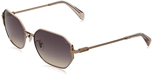 Police Unisex SPLF35 okulary przeciwsłoneczne, brązowe, 55, brązowy, 55