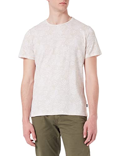 BLEND T-shirt męski, 141107/ostryga szara, XXL