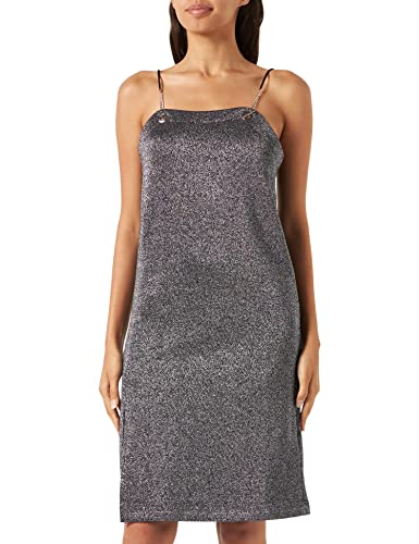 Replay Sukienka damska W9021, 090 Silver Lurex, S, 090 Silver Lurex, S