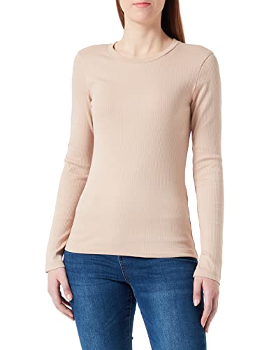 VERO MODA Damska koszulka z długim rękawem VMLAVENDER LS TOP JRS NOOS, Nomad, M