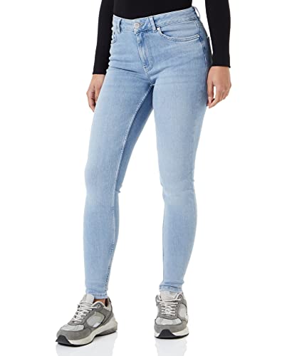 Vila Dżinsy damskie, jasnoniebieski (light blue denim), (L) W / 32L