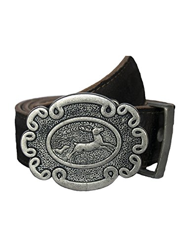 Stockerpoint Pasek męski, Brązowy (Moor Gespeckt), 120