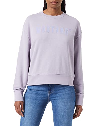 MUSTANG Damska bluza z nadrukiem logo Bea C, Wisteria 8176, L