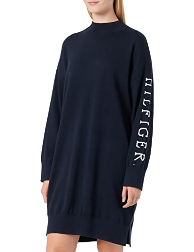 Tommy Hilfiger Damska bawełniana sukienka M-Nk, pustynne niebo, XXL, Pustynne niebo, XXL