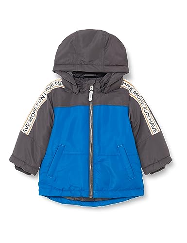 NAME IT Niemowlęta chłopcy NMMMAX kurtka z tekstem, kolor niebieski lapis blue, 86, Lapis Blue, 86